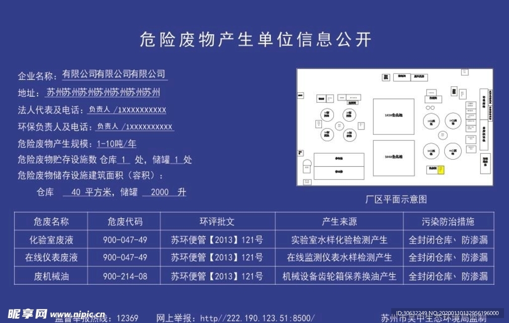 危险废物产生单位