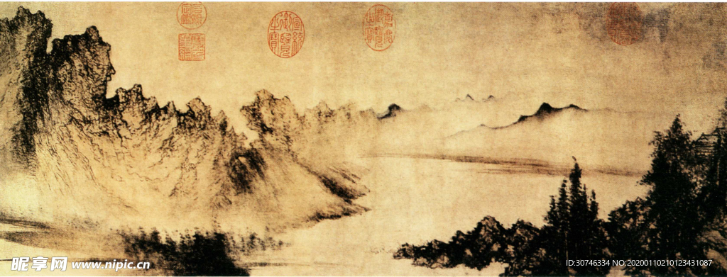 复古山河图