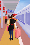 路途中