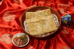 香肠肉末甩饼