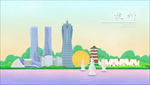 杭州城市地标建筑