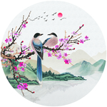 工笔花鸟画