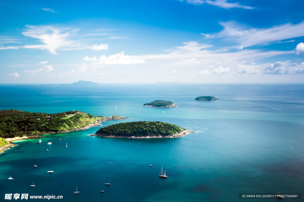 大海蓝天    风景大图