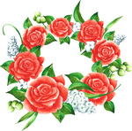 手绘鲜花