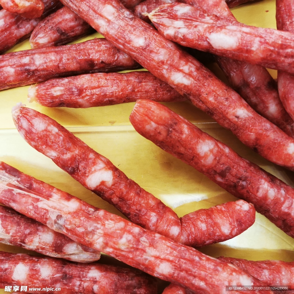 美味的腊肠