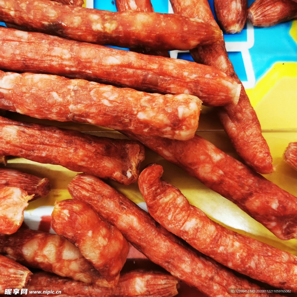 美味的腊肠