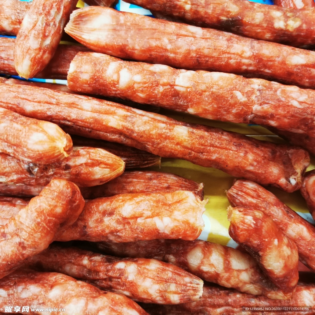 美味的腊肠