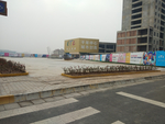 西安浐灞  高楼 树木 城市