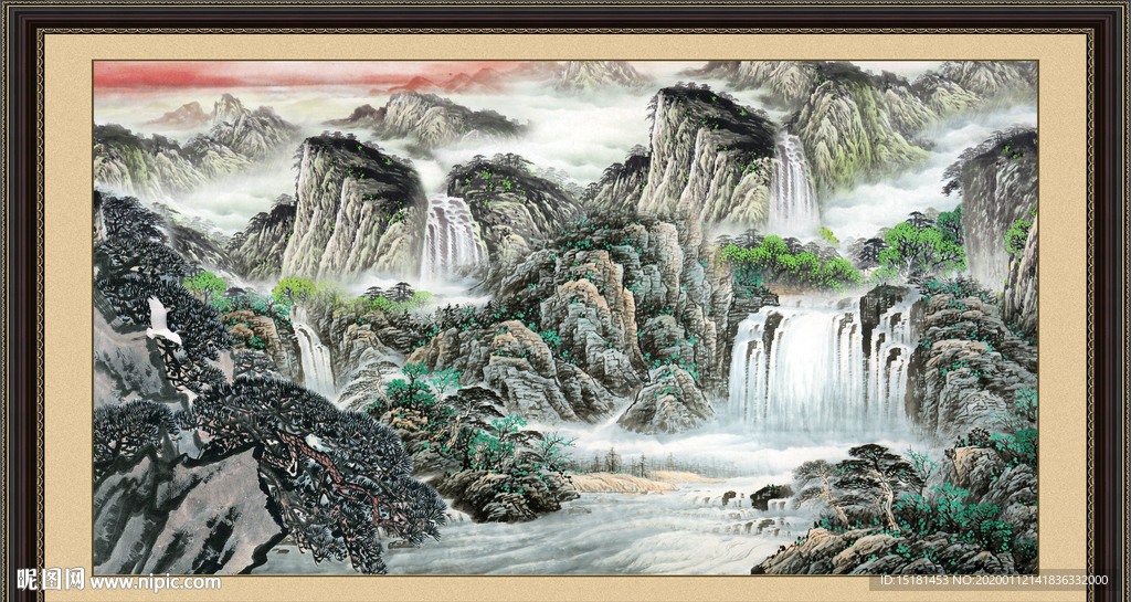 国画山水