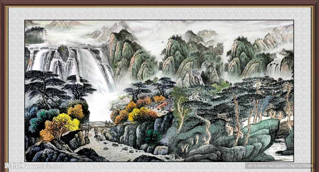 国画山水