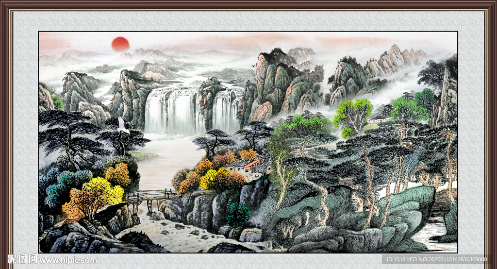 国画山水