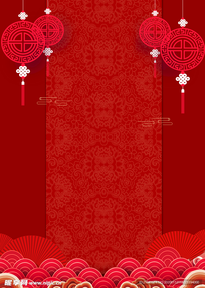 红色背景