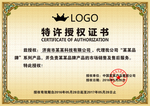 企业公司个人授权证书模板