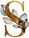 金色花纹字