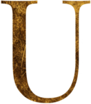 金色质感字母