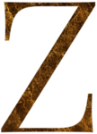 金色质感字母
