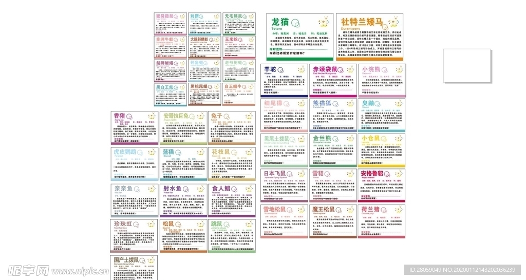 矢量各种萌宠简介