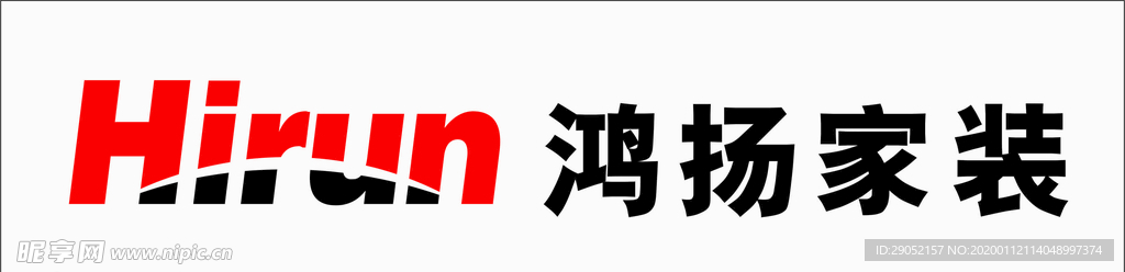 鸿扬家装logo