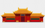 古风建筑免抠图