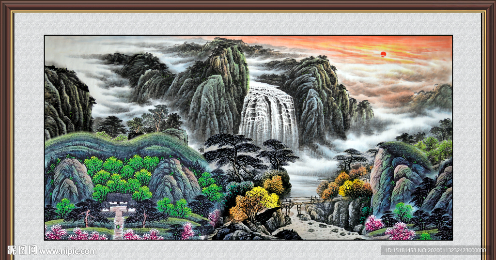 国画山水