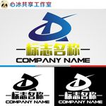 D字母logo