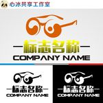 眼镜logo