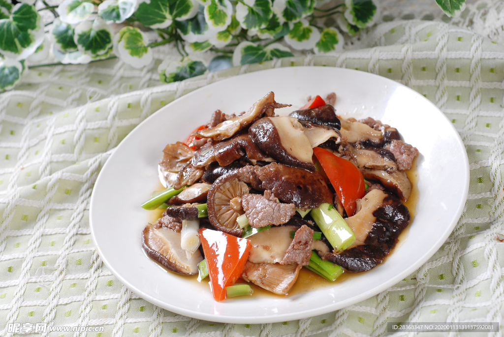 野菇炒肉