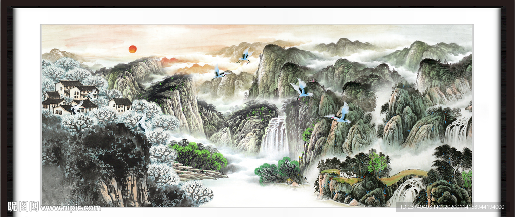 国画山水