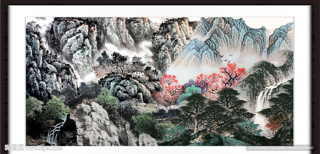 巨幅山水