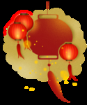 春节灯笼元素