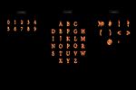 火焰数字