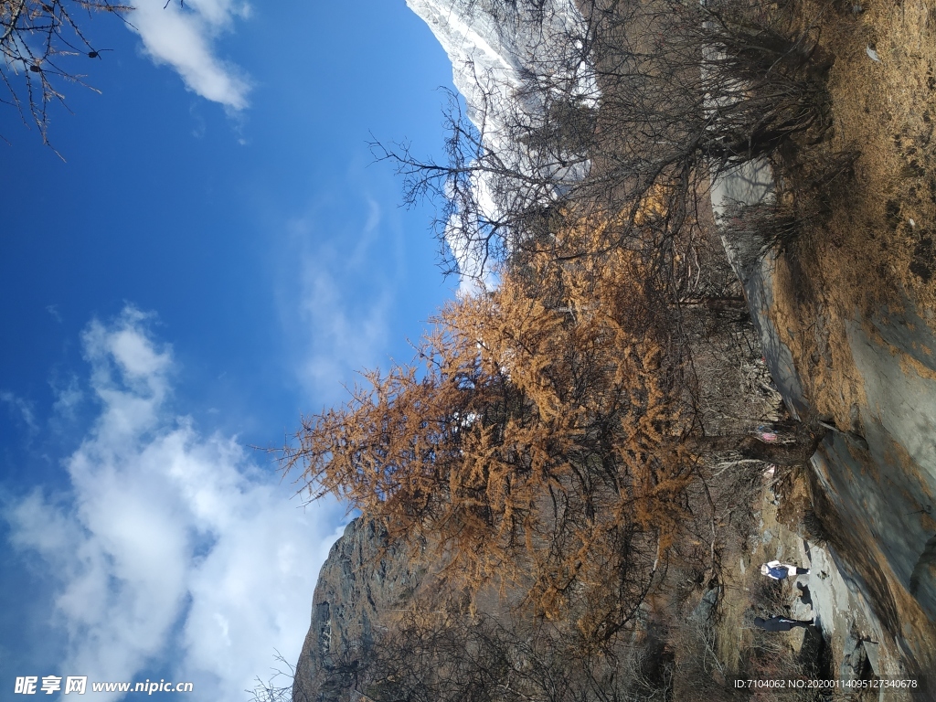 稻城亚丁  雪山  景区