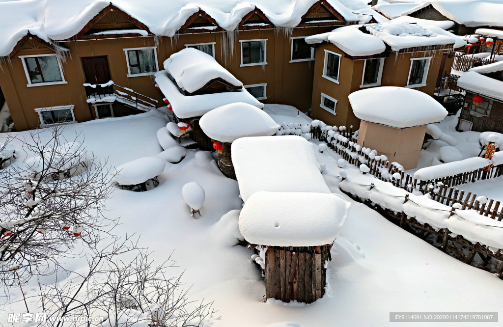 雪花飞舞