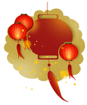 春节灯笼元素