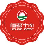 花型贴纸恒都牛肉