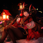 彩色人物动漫插画背景