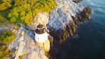 大海灯塔海边建筑风景