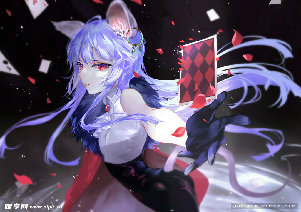 彩色人物动漫插画背景