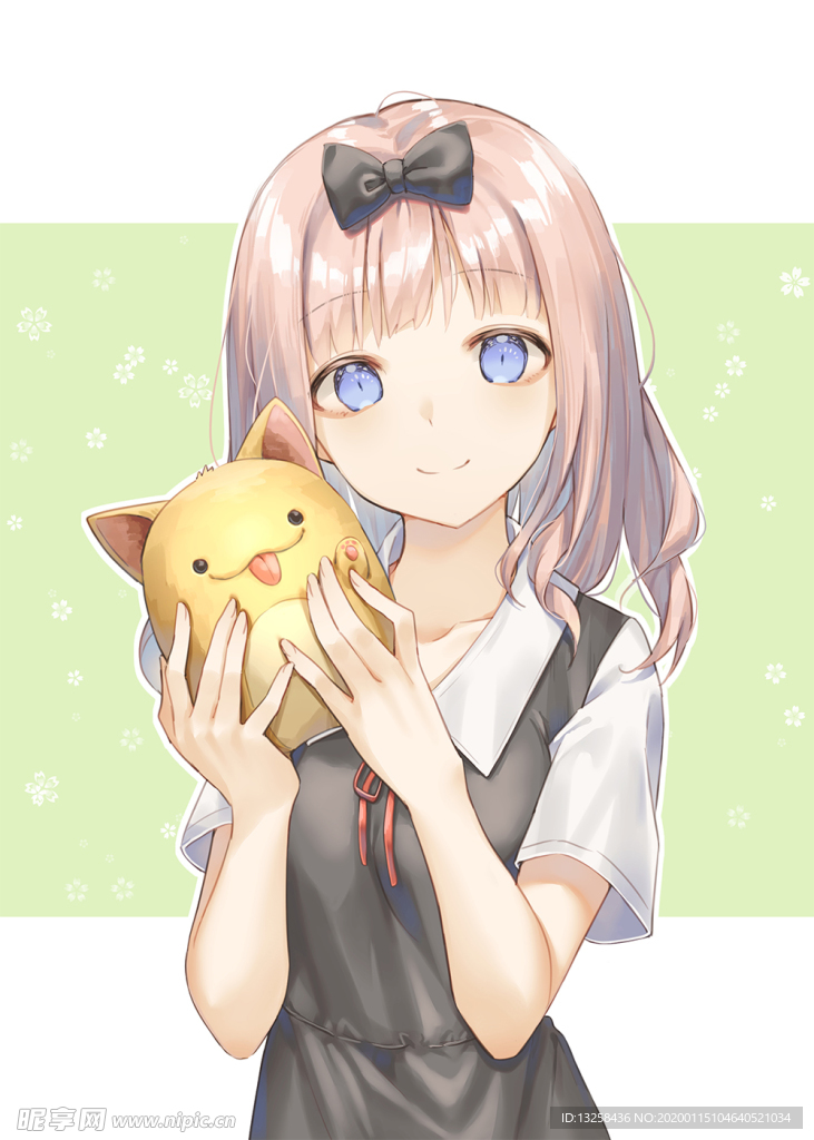 彩色人物动漫插画背景