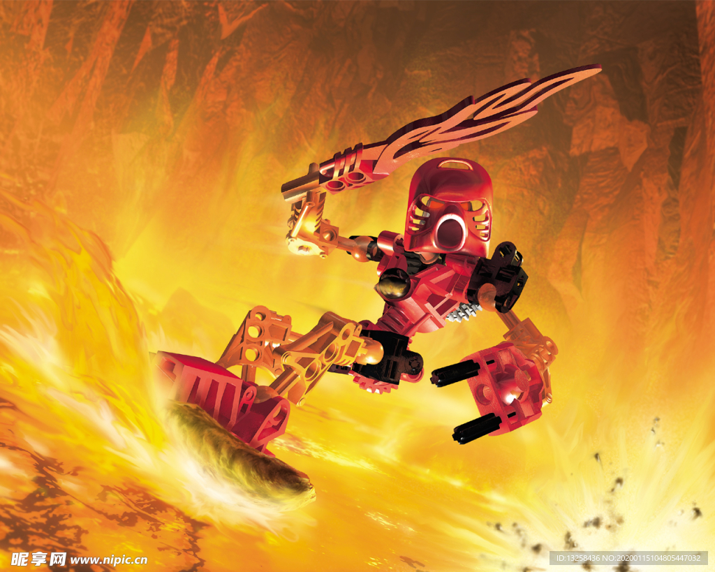 彩色人物动漫插画背景