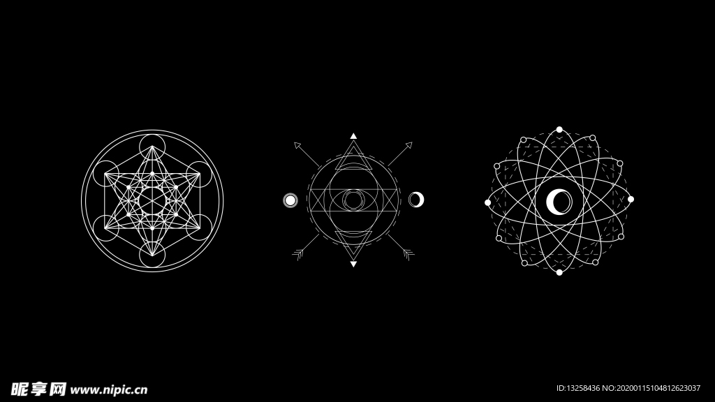 彩色抽象几何渐变背景