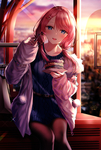 彩色人物动漫插画背景