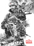 彩色人物动漫插画背景