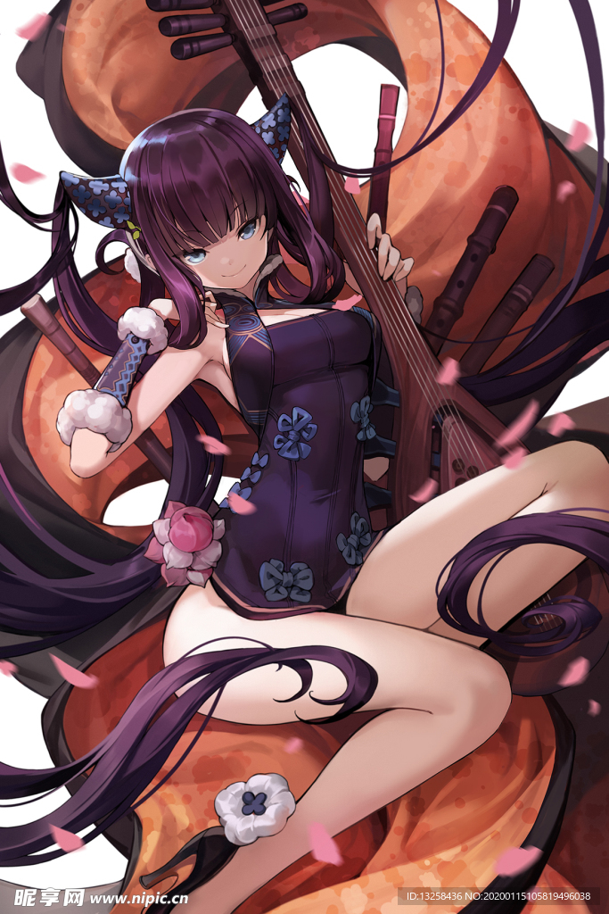 彩色人物动漫插画背景