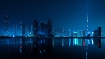 城市夜景高楼灯光风景