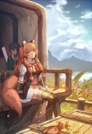 彩色人物动漫插画背景