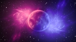 宇宙星球彩色渐变背景