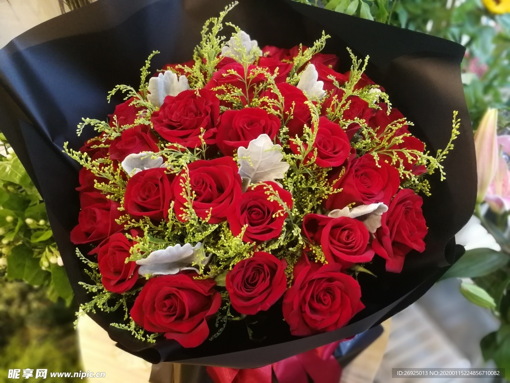 鲜花 花束 玫瑰