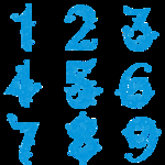 数字字体艺术字