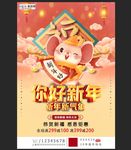 2020新年春节鼠年新春海报